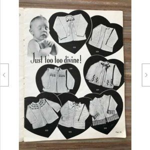 Newlands Baby Book Vol 8 #14 Knitting Patterns Infant Charles Royal Layette